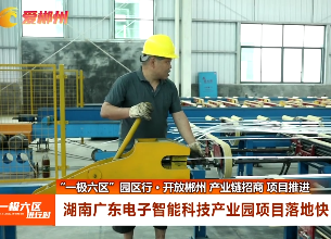 湖南广东电子智能科技产业园项目落地快、成长好