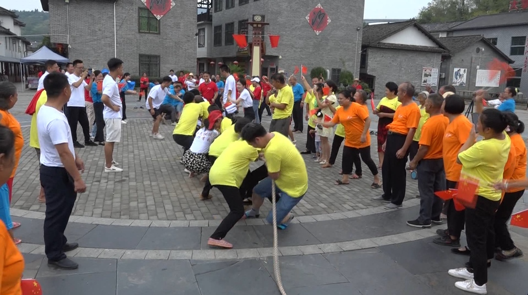文明瑶族乡沙洲村举办趣味运动会喜迎国庆