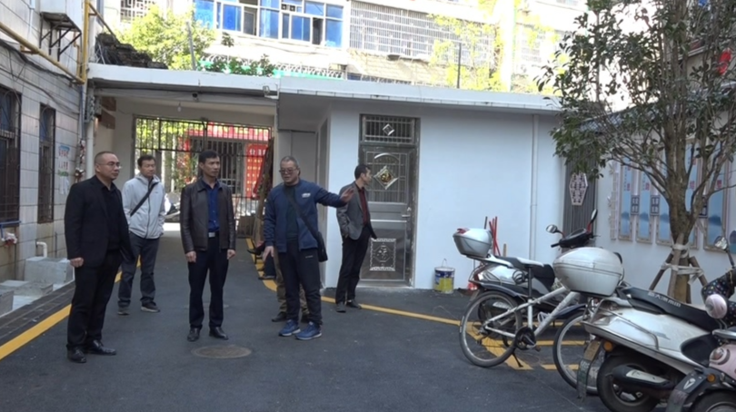 市住建局来汝实地督查老旧小区改造项目实施情况