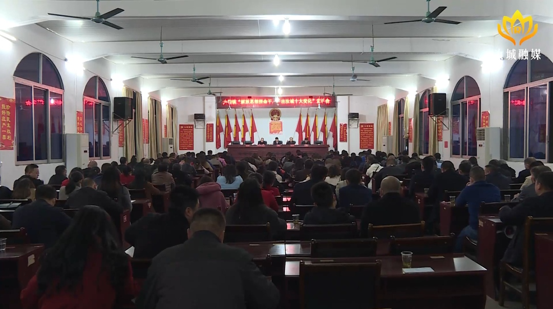 【贯彻落实“解放思想拼命干 干出汝城十大变化”精神】卢阳镇举行“解放思想拼命干  干出汝城十大变化”宣讲会