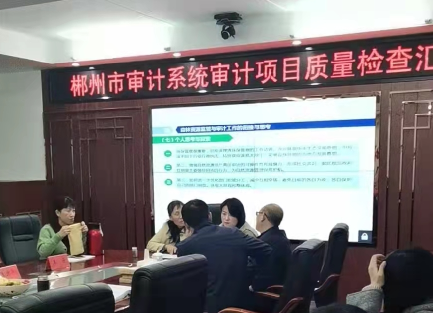 市审计局到我县开展2021年审计质量检查