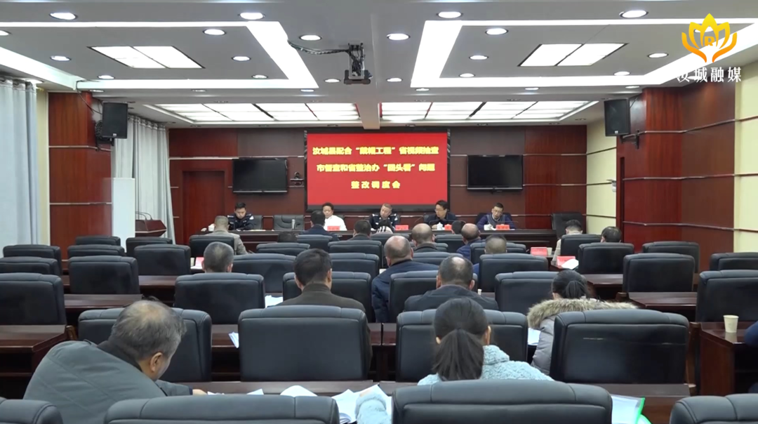 我县召开“戴帽工程”“回头看”问题整改调度会