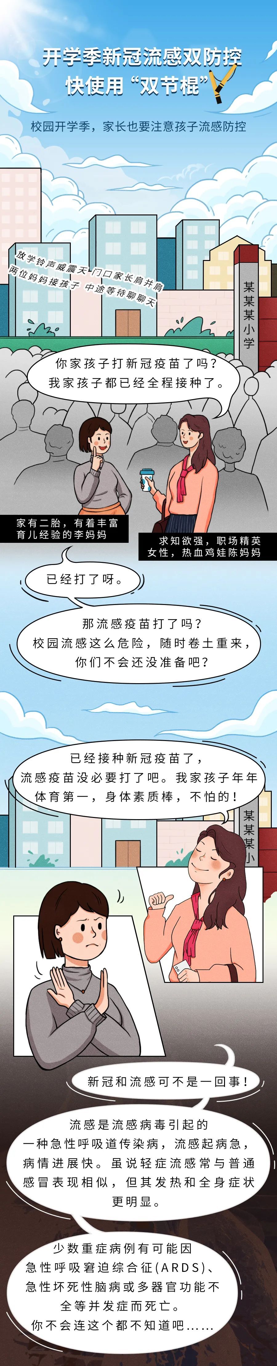 开学季！家长要注意孩子流感防控