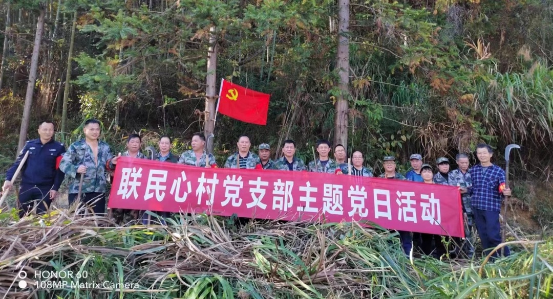 集益乡：党旗在森林防火一线飘扬