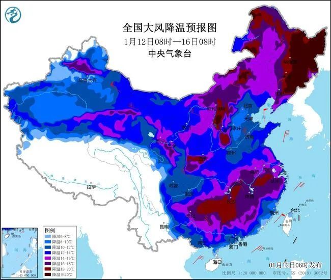 今年首个寒潮来袭！0℃线南至云贵