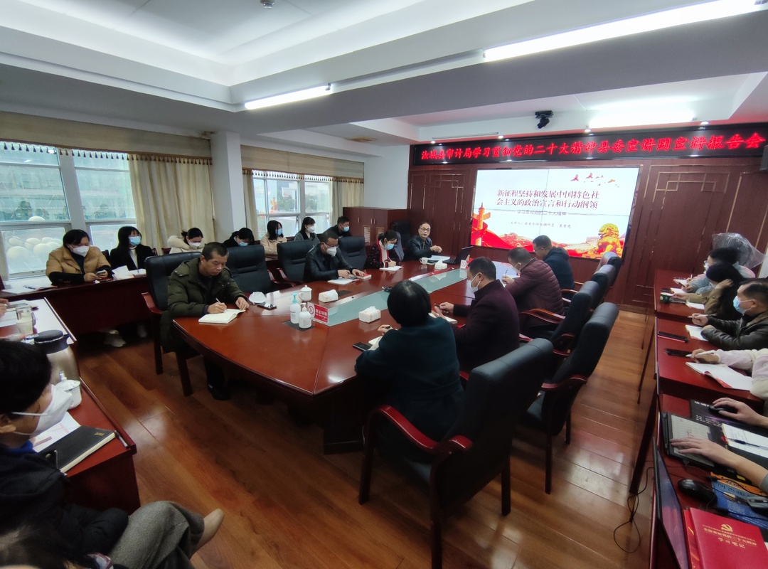 汝城县审计局召开学习贯彻党的二十大精神宣讲报告会