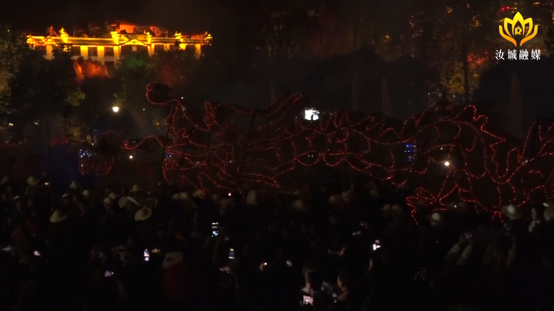 【旅发进行时】泉都之夜游园会暨香火龙非遗秀在热水景区浓情上演
