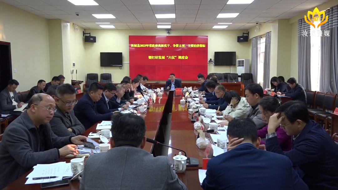 我县召开2023年省政府真抓实干、打好发展“六仗”、主要经济指标、争资立项工作调度会