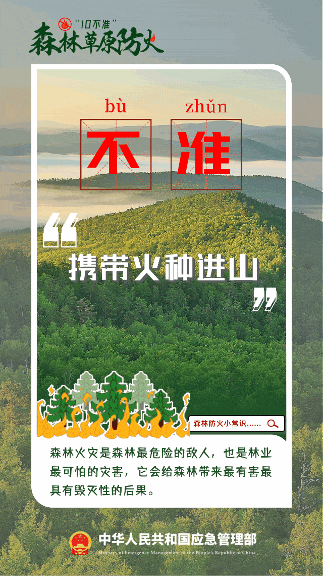 森林防火正当时，这些知识要知道！