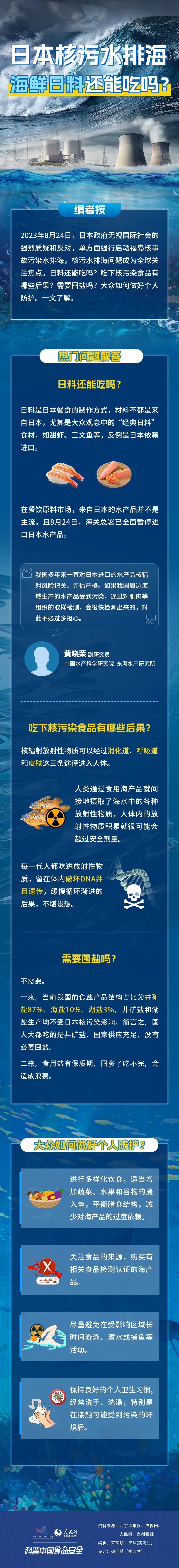 日本核污水排海，如何做好个人防护？