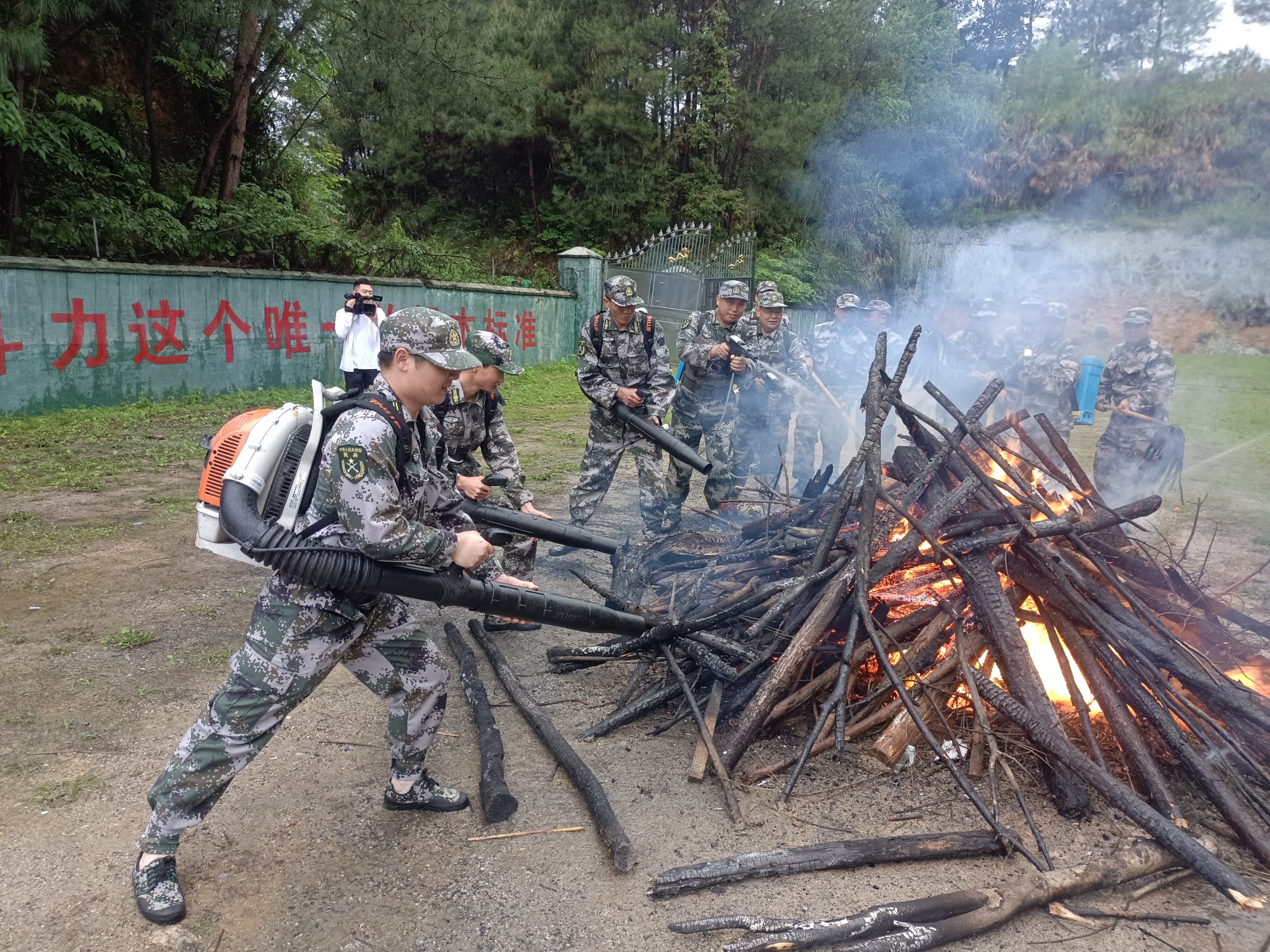 淬炼应急本领，磨砺烈火精兵——暖水镇开展民兵集训