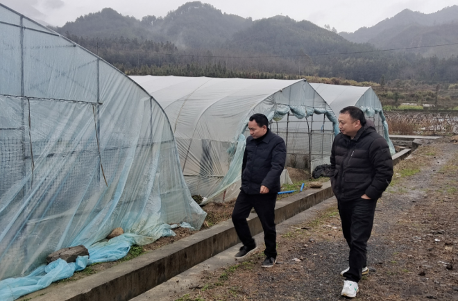 暖水镇：浴“雪”奋战保安全