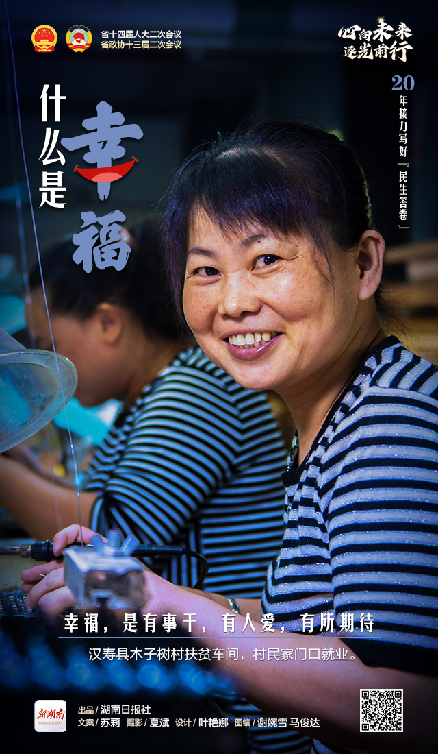 两会海报｜什么是幸福
