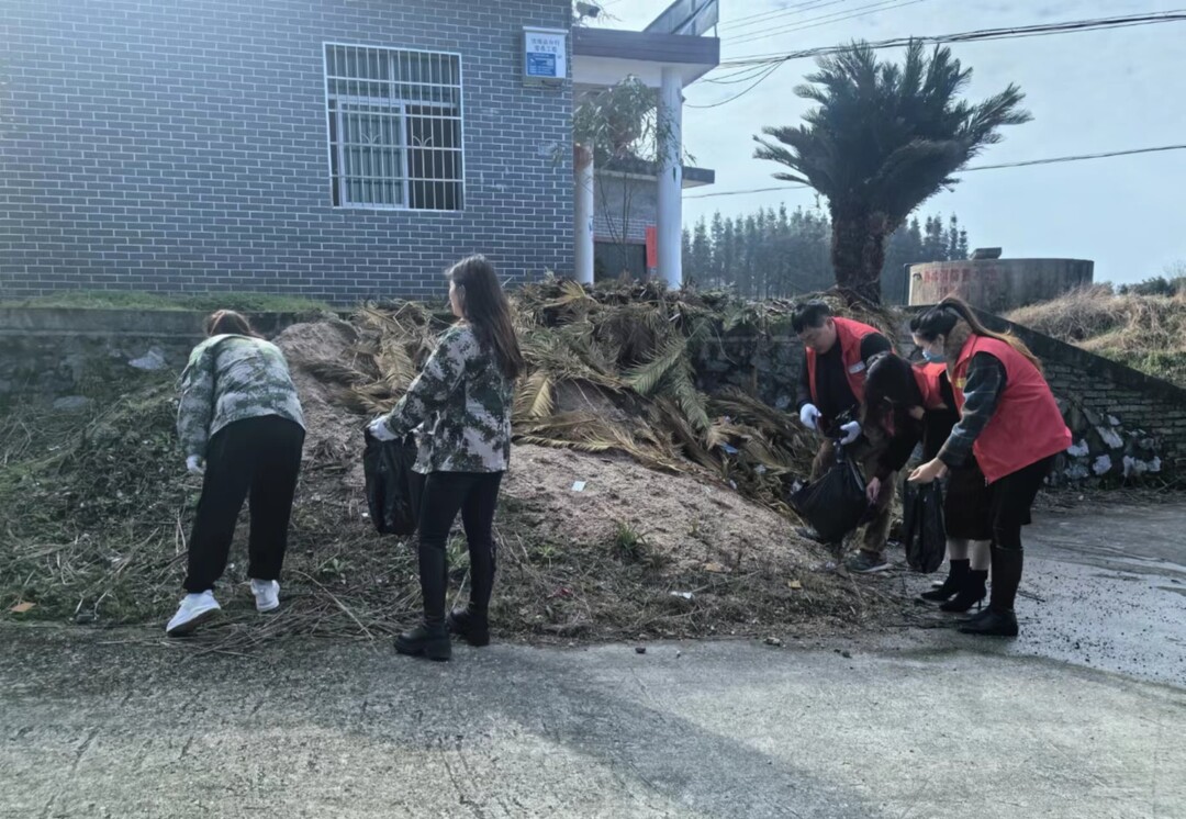 卢阳镇“四扫”迎新春
