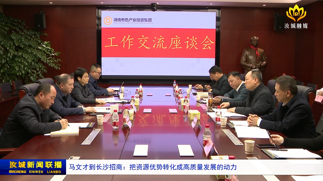 马文才到长沙招商：把资源优势转化成高质量发展的动力