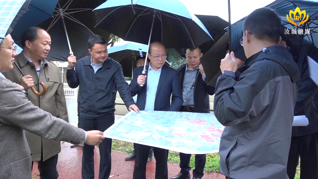 文建军调研环沙洲区域项目建设工作：高起点谋划高标准设计高质量建成