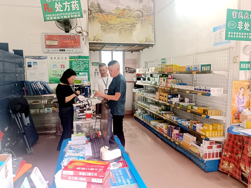 泉水镇开展药品安全监管检查