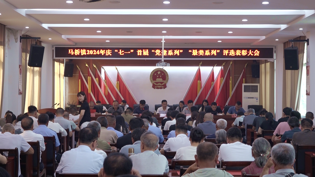 马桥镇举行庆“七一”党建表彰暨首届“最美系列”评选活动