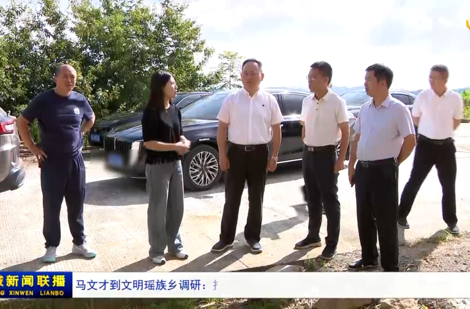 马文才到文明瑶族乡调研：把自然风光、历史古迹、文化内涵融入民宿建设运营