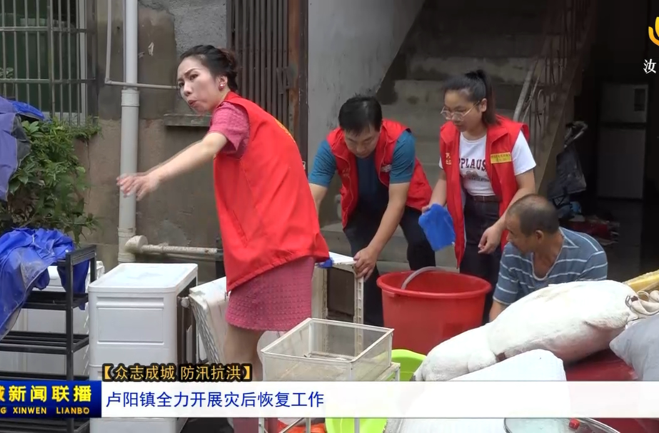 【众志成城 防汛抗洪】卢阳镇全力开展灾后恢复工作