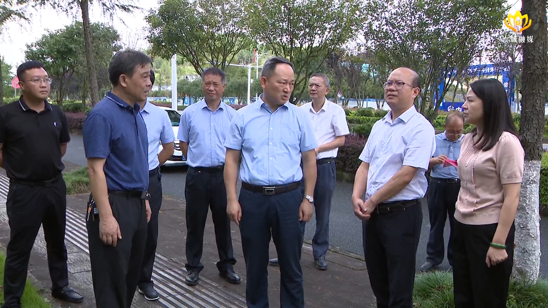 马文才、文建军调研重点项目建设工作