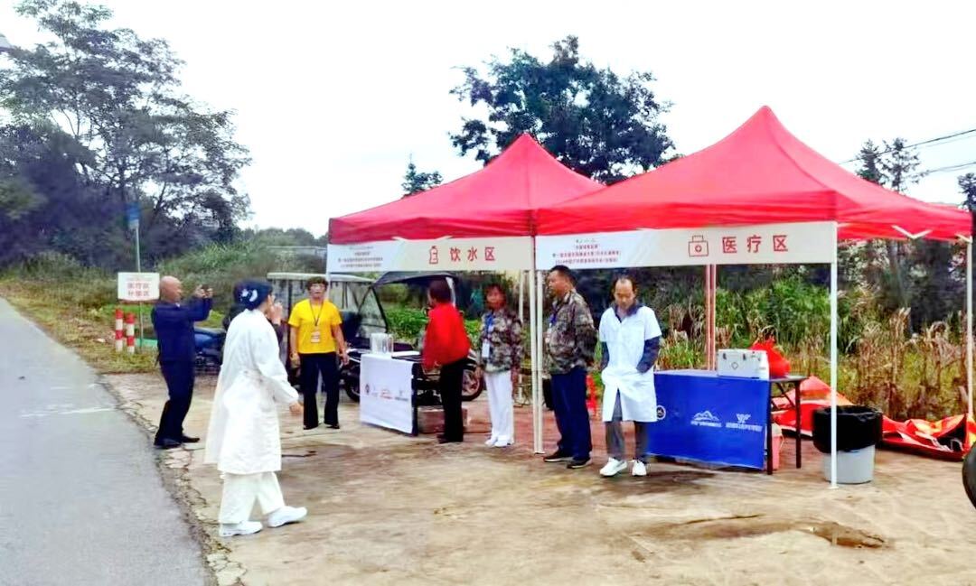 全力护航汝城山地越野赛  展现卢阳风采