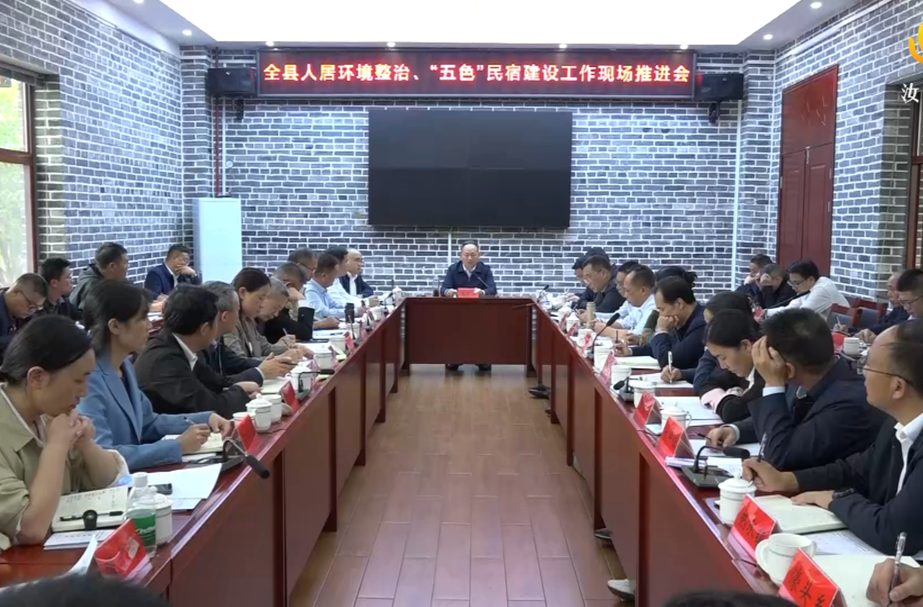 汝城县人居环境整治、“五色”民宿建设工作现场推进会召开
