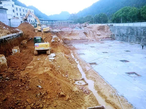汝城县污水处理厂改扩建（三期）项目项目火热建设中