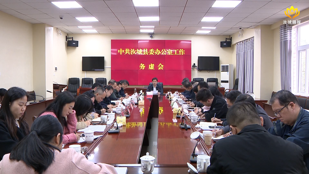 县委办公室召开工作务虚会