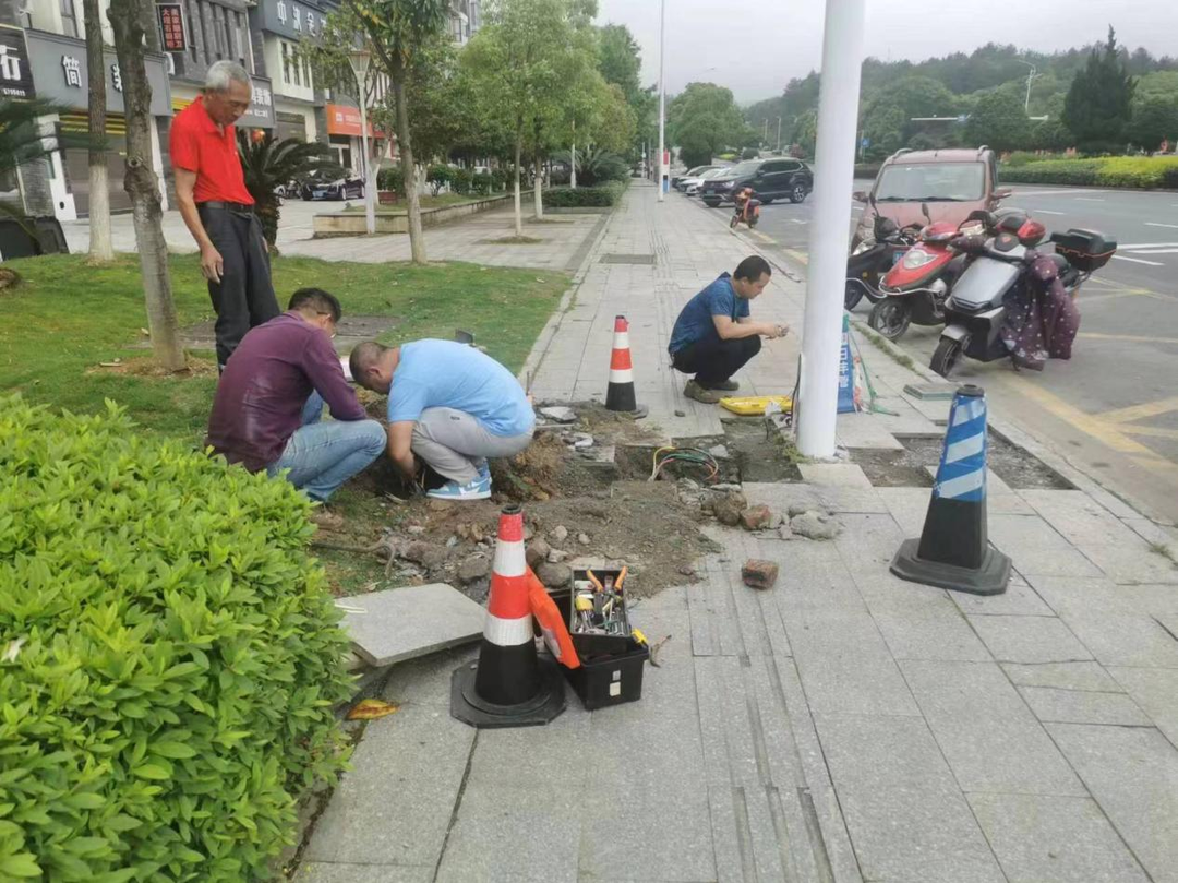 多措并举“管”路灯  确保城市亮化率