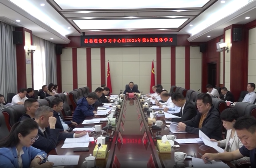 县委理论学习中心组开展2025年第6次集体学习