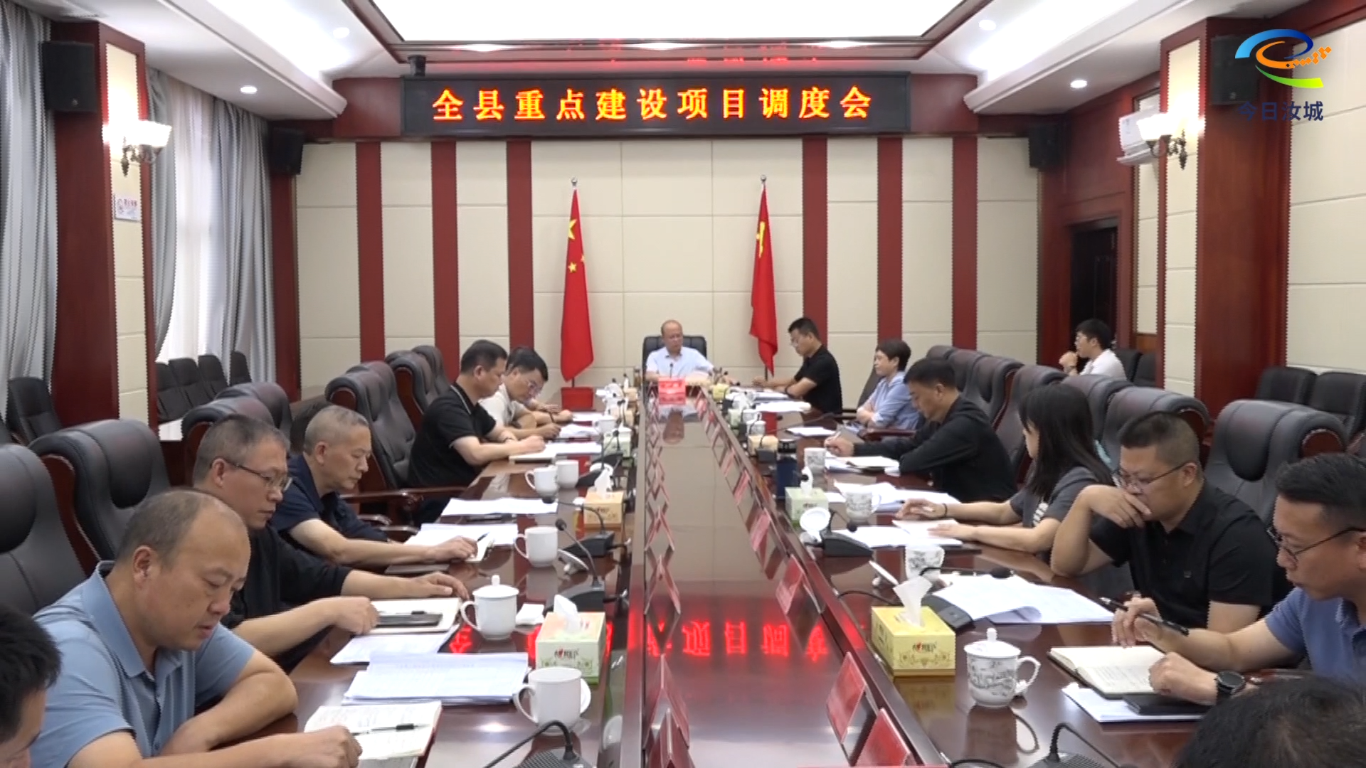文建军调度重点建设项目：全力以赴推动项目提速增效