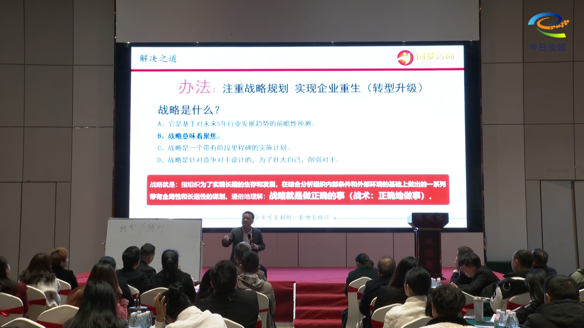 我县民营企业能力提升培训班开班