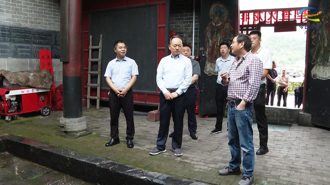 马文才调研重点项目建设、防汛备汛、文旅融合、产业发展等工作