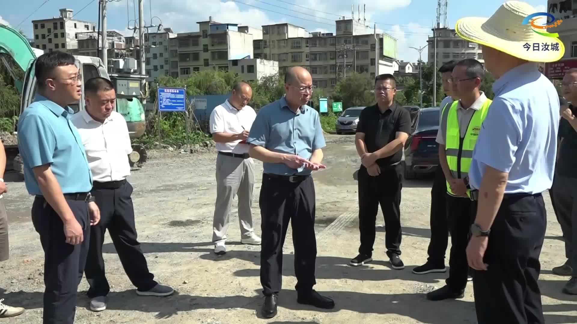 文建军调研督导重点项目：全力推动项目建设提速增效